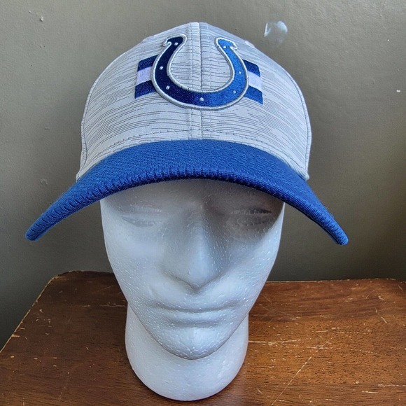 New Era Other - New Era 39Thirty Men's NFL Indianapolis Colts Gray Blue‎ Hat Size M/L #64